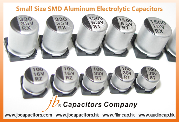 The new series of jb Chip type SMD Aluminum Electrolytic Capacitors