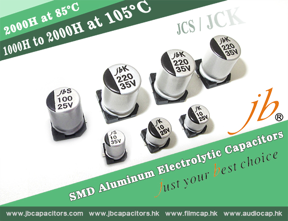 Power up your electronic designs with SMD Aluminum Electrolytic Capacitors from jb capacitors!
