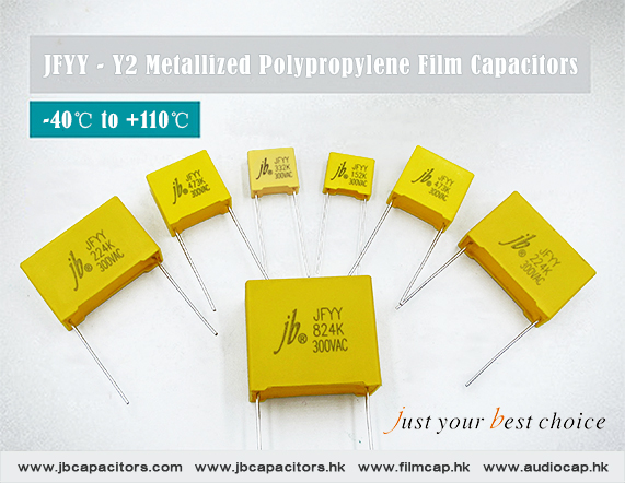 jb Capacitors JFYY Y2 Metallized Polypropylene Film Capacitors 