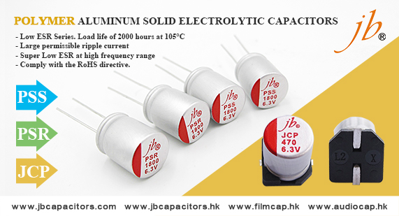 jb Capacitors Polymer Aluminum Solid Electrolytic Capacitors
