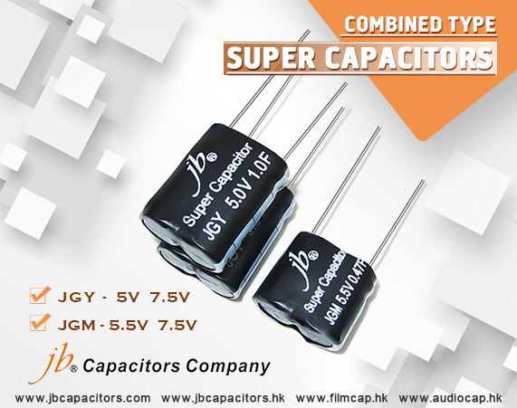 jb's Electric Double-layer Capacitors, JGM 5.5V 7.5V Combined Type Super Capacitors 