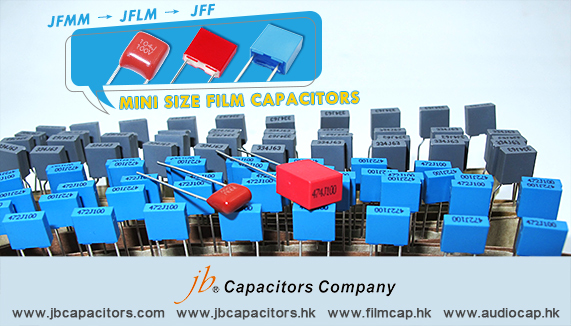 jb Capacitors Company Mini Size Film Capacitors--JFF, JFLM, JFMM